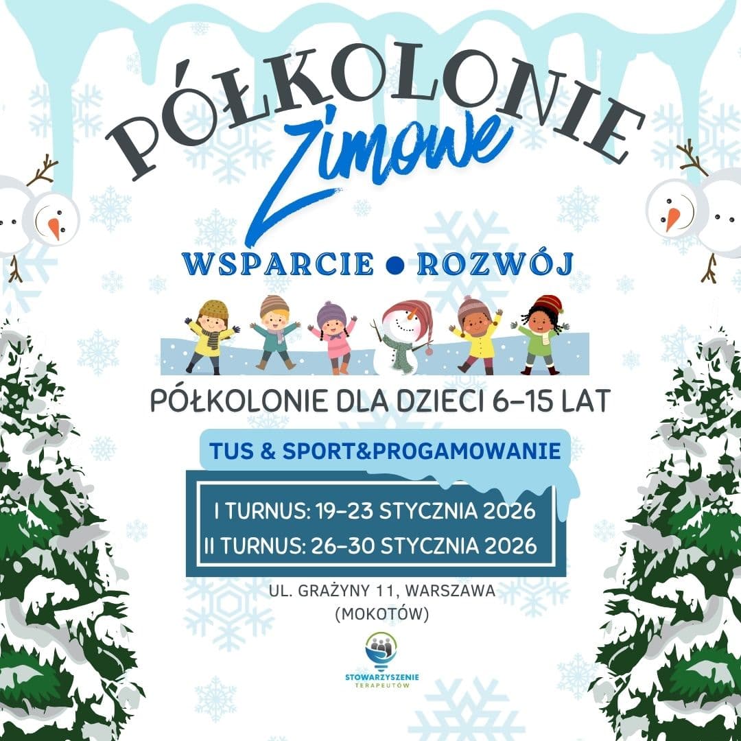 Zimowe półkolonie – Stowarzyszenie Terapeutów
